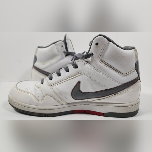 NIKE AIR LUNAR FORCE 1 MENS BASKETBALL SHOES SIZE 10.5 WHITE / RED - Picture 6 of 13